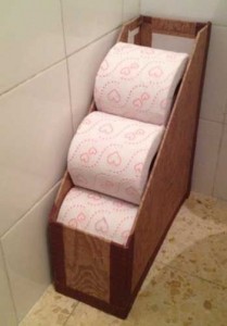 magazine holder for toilet paper